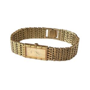 Vintage Seiko Gold Slim Metal Weave Watch